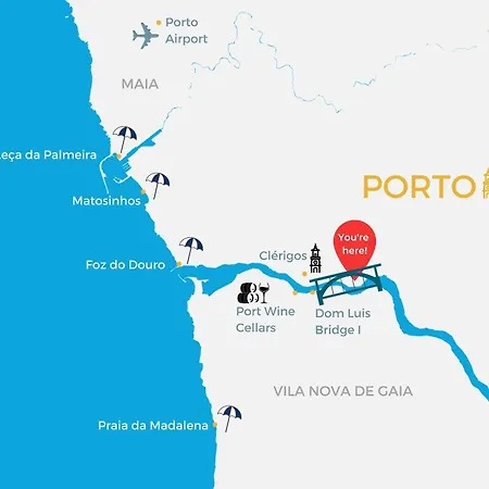 דירה 252 Heroismo Duplex Flat פורטו